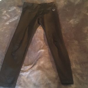 Justice black leggings size 8